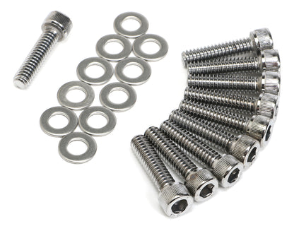 Trans-Dapt Performance Timing Cover Bolt Set; Aluminum Sb Chevy Timing Chain Covers 9284