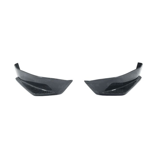 Seibon Carbon RL1213SCNFRS-KC KC-style carbon fiber rear lip for 2013-2016 Scion FRS / 2017-2020 Toyota 86 / 2013-2020 Subaru BRZ