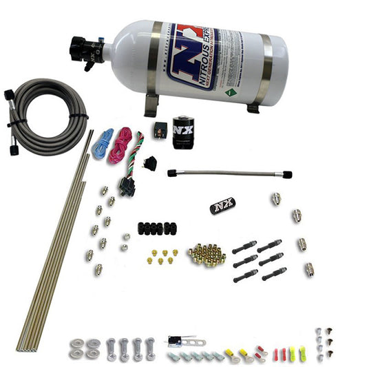 Nitrous Express 6-Cyl Dry Direct Port Nitrous System 10lb Bottle NX-93066-10