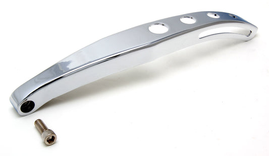 Trans-Dapt Performance Alternator Bracket (Top); 1955-1968 Chevrolet 283-350; Short Water Pump- Chrome 9319