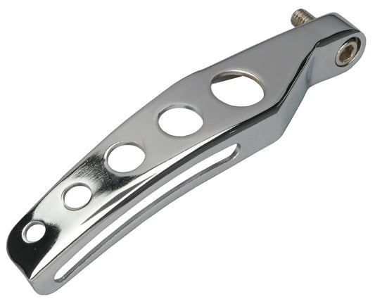 Trans-Dapt Performance Alternator Bracket (Top); 1969-1975 Chevrolet 305-350; Long Water Pump- Chrome 9321