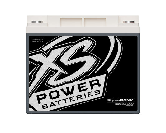 XS Power Batteries 12V Super Bank Capacitor Modules - M6 Terminal Bolts Included 15500 Max Amps SB630-1200