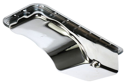 Trans-Dapt Performance 1958-76 Ford 352 360 390 406 427 428 (Not Cobrajet 428); Front Sump Oem Style Oil Pan- Chrome (Stock Capacity) 9330