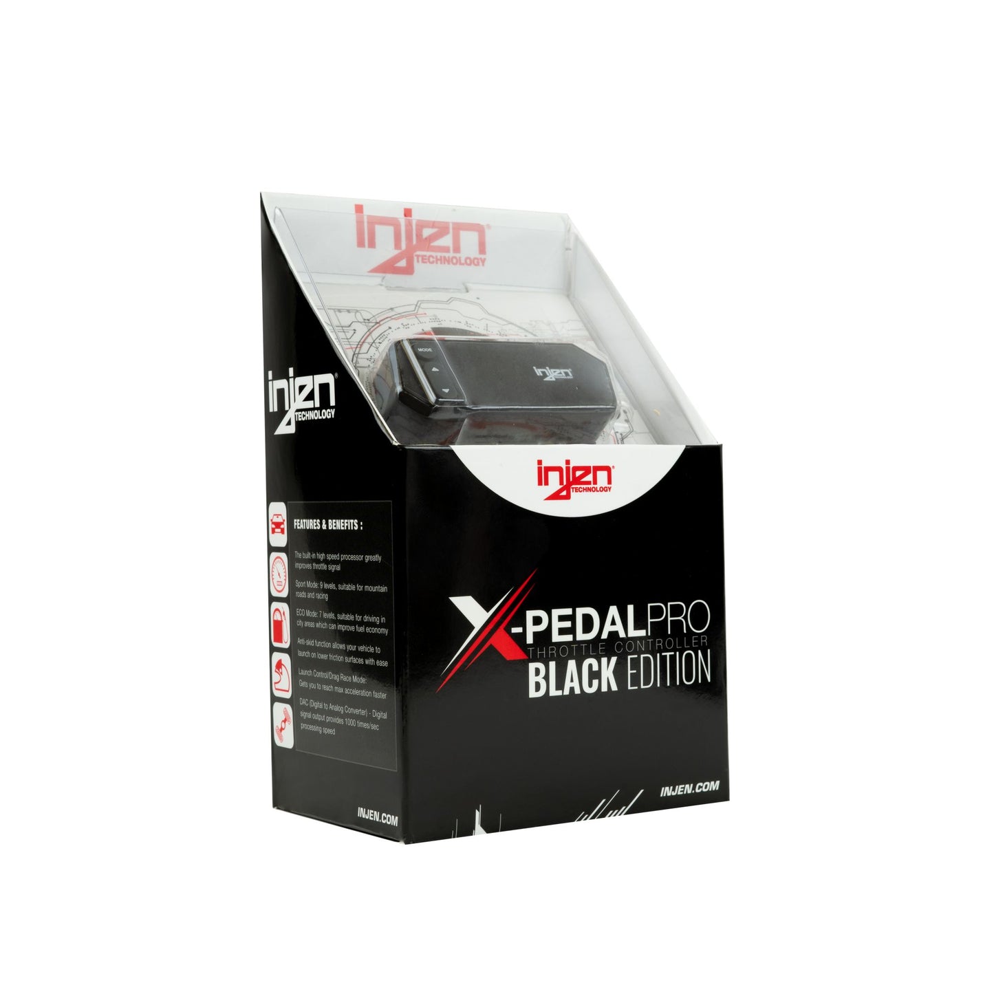 Injen X-Pedal PRO Black Edition Throttle Controller PT0009B