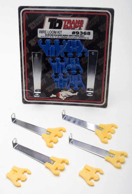 Trans-Dapt Performance Blue Deluxe Style Wire Looms. Fits 7 To 9Mm Wires 9368