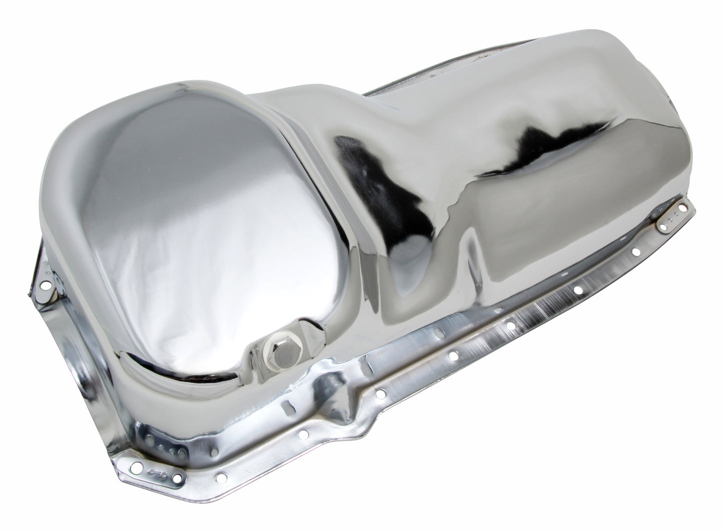 Trans-Dapt Performance Chrome Oem-Style Oil Pan- Oldsmobile 330-455; Stock Capacity 9397
