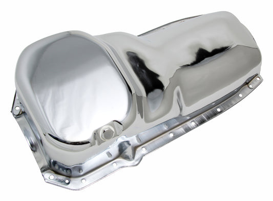 Trans-Dapt Performance Chrome Oem-Style Oil Pan- Oldsmobile 330-455; Stock Capacity 9397