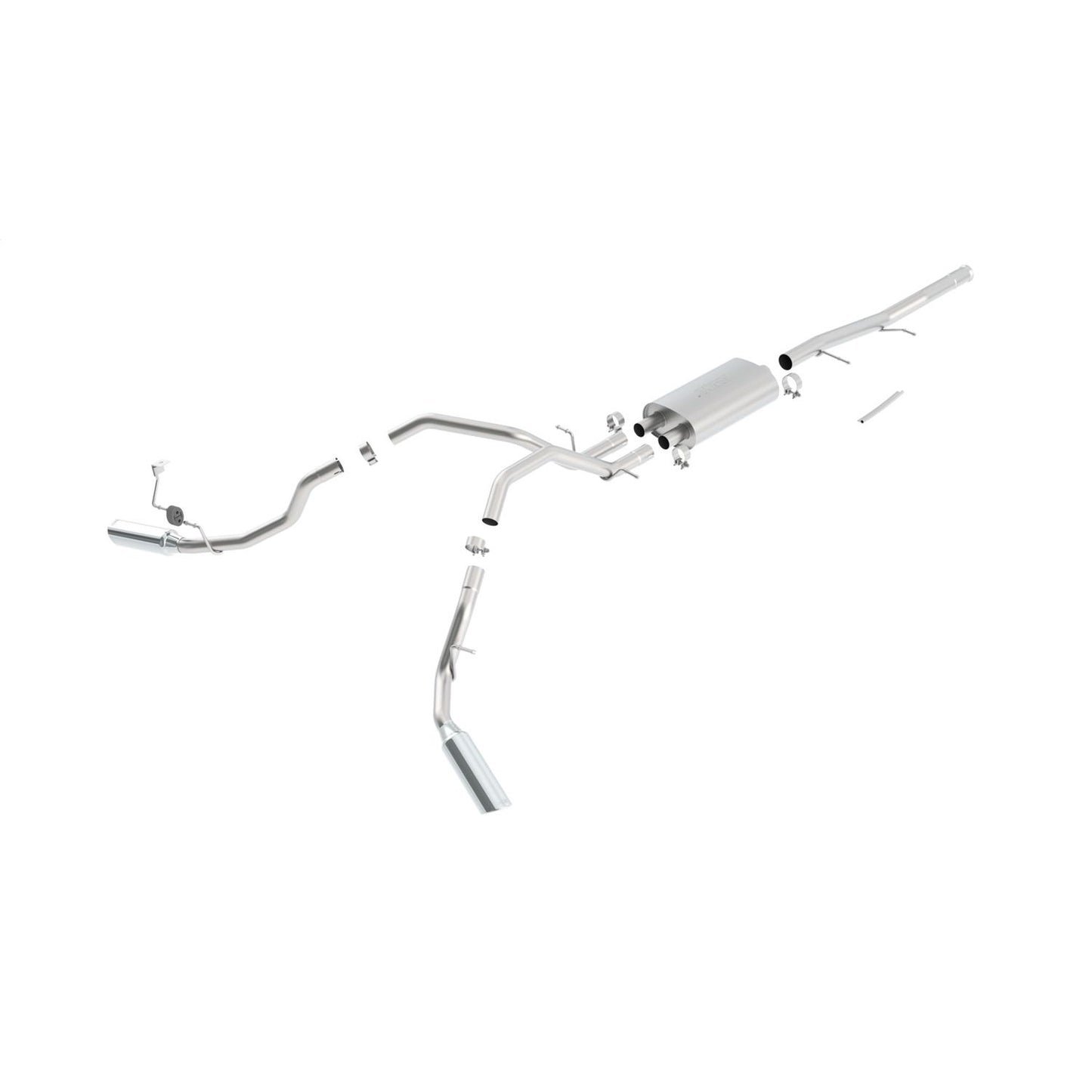 Borla 2009-2013 Chevrolet Silverado 1500/ GMC Sierra 1500 Cat-Back Exhaust System Touring 140341