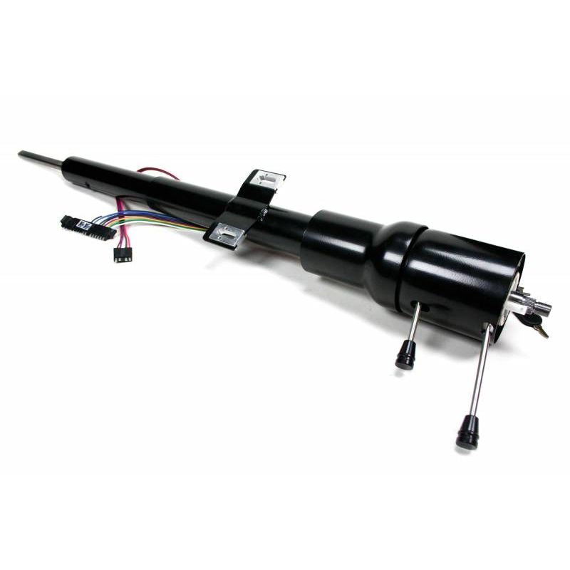 IDIDIT Retrofit 70-74 Cuda/Challenger; Tilt Floor Shift w/Ignition; Black Powder Coat 1620810051