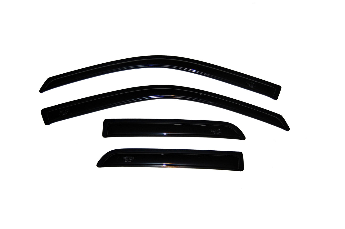 Auto Ventshade 94101 Original Ventvisor Side Window Deflector Dark Smoke 4-Piece Set For 2009-2018 Dodge Ram 1500; 2019-2023 Ram 1500 Classic Fits Quad Cab