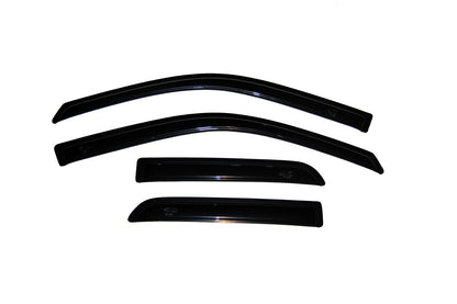 Auto Ventshade 94101 Original Ventvisor Side Window Deflector Dark Smoke 4-Piece Set For 2009-2018 Dodge Ram 1500; 2019-2023 Ram 1500 Classic Fits Quad Cab