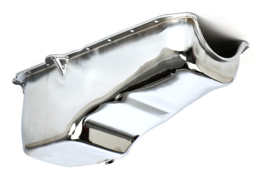 Trans-Dapt Performance Chrome Oem-Style Oil Pan- 1986-Up Chevy 305-350; 4 Qt. Capacity 9414