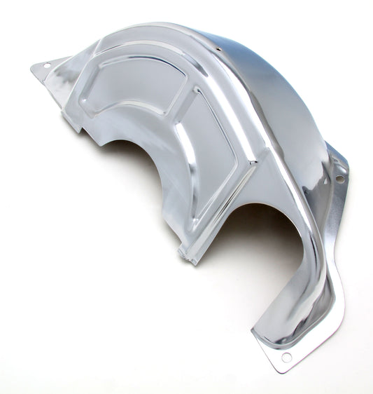 Trans-Dapt Performance Flexplate Cover; Powerglide Transmission 1962-73 - Chrome 9417