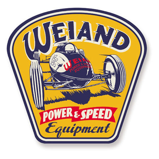 Weiand Metal Power/Speed Sign 10004WND