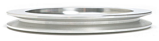 Trans-Dapt Performance Crankshaft Pulley; 1 Groove; Chevrolet 283-350; Short Water Pump- Machined Aluminum 9480