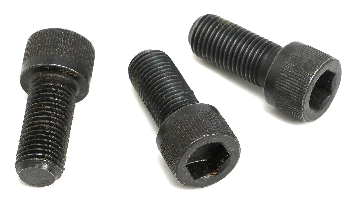 Trans-Dapt Performance Crankshaft Pulley Bolts; 7/16-20 X 1 In. (3 Bolts Per Pkg.) 9491