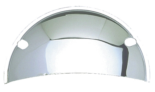 Trans-Dapt Performance Headlight Half Shields; 5-3/4 In. Round- Chrome 9511