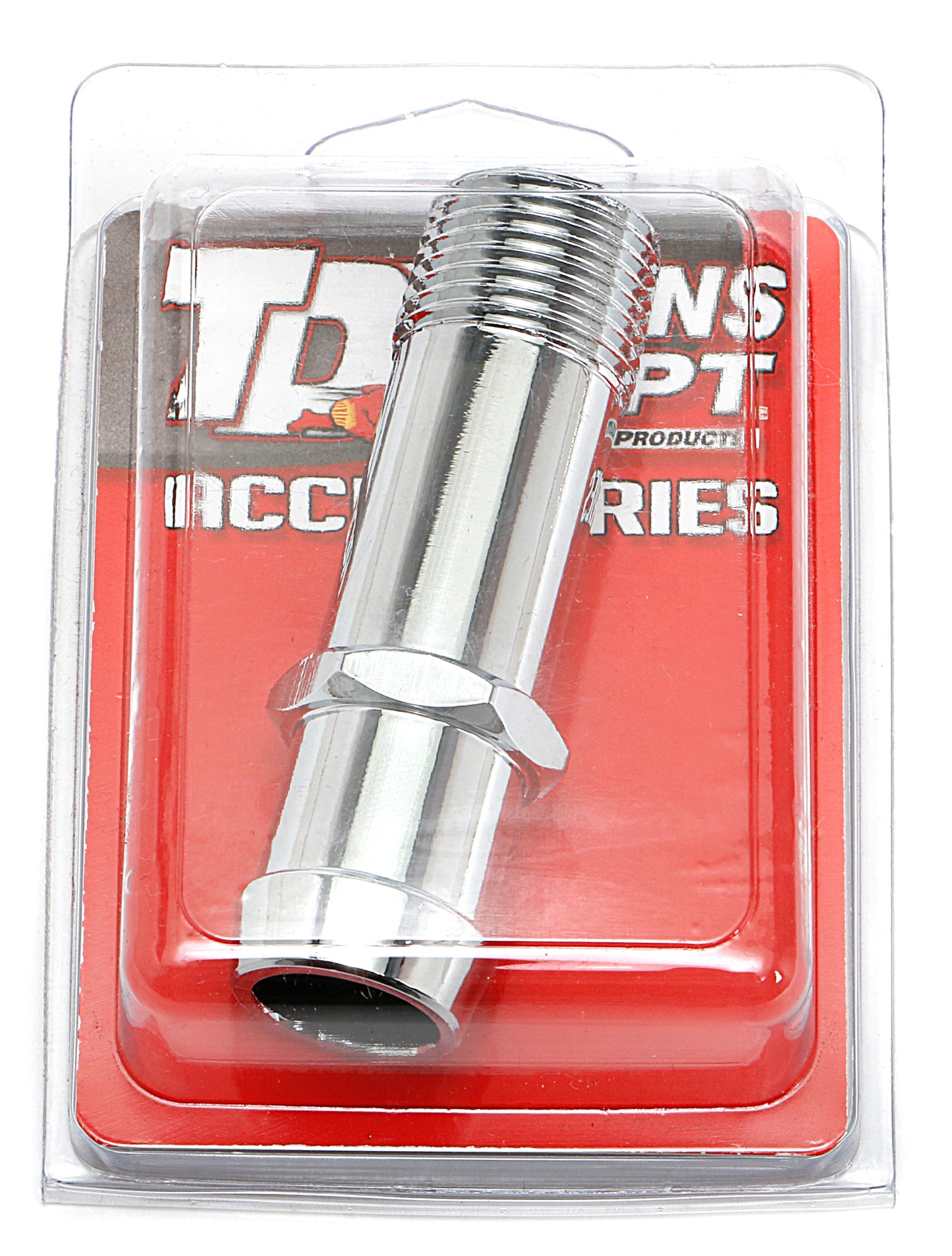 Trans-Dapt Performance Aluminum 1/2 In. Npt Water Pump Hose Fitting; 3/4 In. Hose 9522