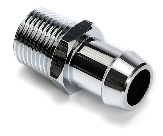 Trans-Dapt Performance Aluminum 1/2 In. Npt Water Pump Hose Fitting; 5/8 In. Hose 9523