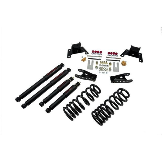 BELLTECH 924ND LOWERING KITS Front And Rear Complete Kit W/ Nitro Drop 2 Shocks 1987-1996 Ford F150 (Std Cab) 2 in. F/4 in. R drop W/ Nitro Drop II Shocks