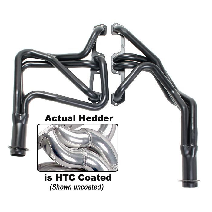 Hedman Hedders HTC COATED HEADERS; 1-5/8 IN. TUBE DIA.; 3 IN. COLL.; FULL LENGTH DESIGN 78056