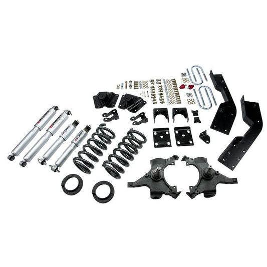 BELLTECH 784SP LOWERING KITS Front And Rear Complete Kit W/ Street Performance Shocks 1995-1999 Chevrolet Suburban (2WD) 4 in. or 5 in. F/7 in. R drop W/ Street Performance Shocks