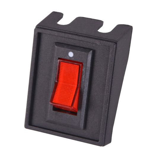 Derale Lighted Manual Rocker Type Electric Fan On/Off Switch, 3-pole 12v 16740