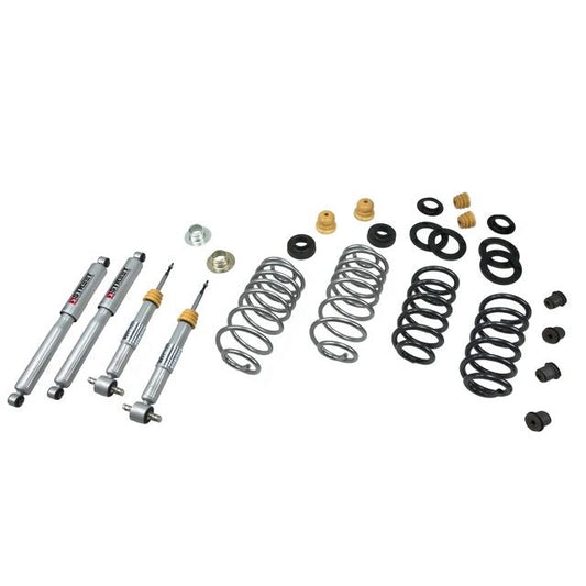 BELLTECH 734SP LOWERING KITS Front And Rear Complete Kit W/ Street Performance Shocks 2007-2014 Chevrolet Tahoe/Suburban/Yukon (w/out Factory Autoride 2WD/4WD) 1 in. or 2 in. F/3 in. or 4 in. R drop W/ Street Performance Shocks