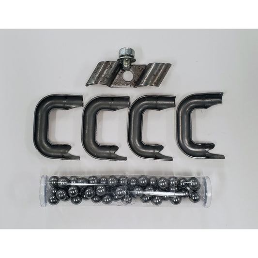 Rebuild kit for Saginaw 525 series 22:1 ratio manual steering box worm assembly.