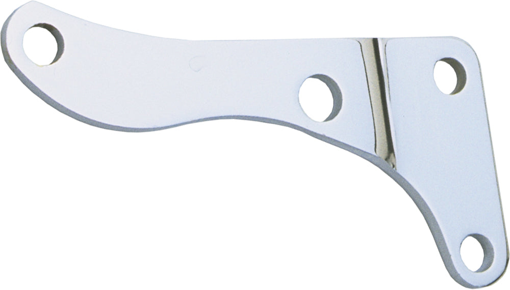 Trans-Dapt Performance O.E.M. Style Alternator Bracket (Bottom); 1969-1986 Chevrolet 305-350; Long Water Pump- Chrome 9637