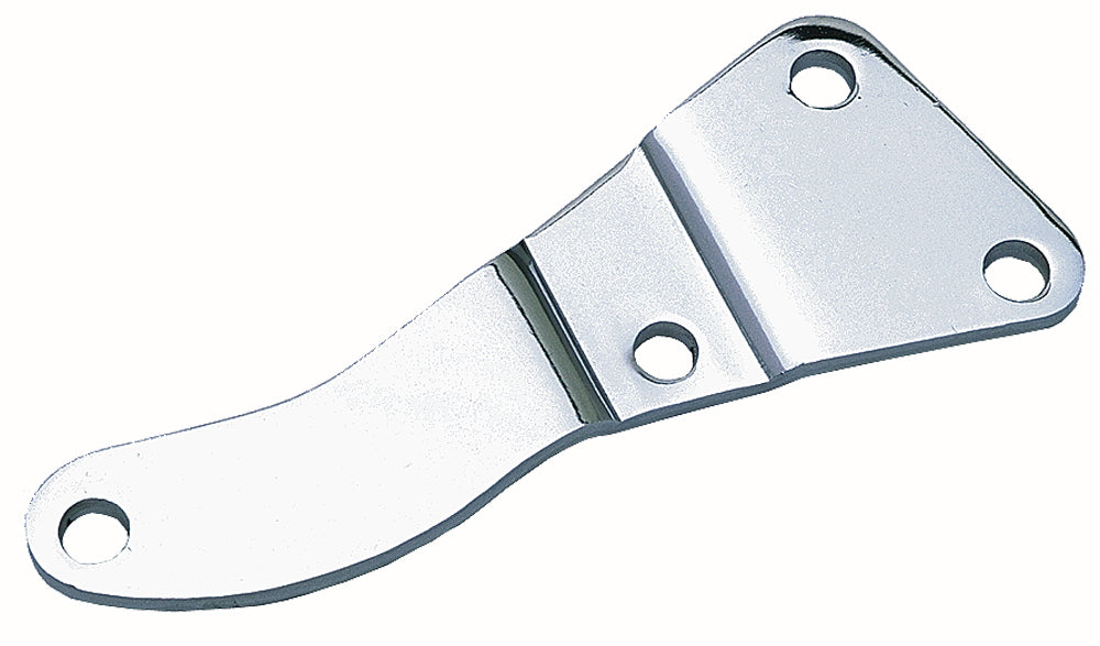 Trans-Dapt Performance O.E.M. Style Alternator Bracket (Bottom); 1969-1986 Chevrolet 396-454; Long Water Pump- Chrome 9638