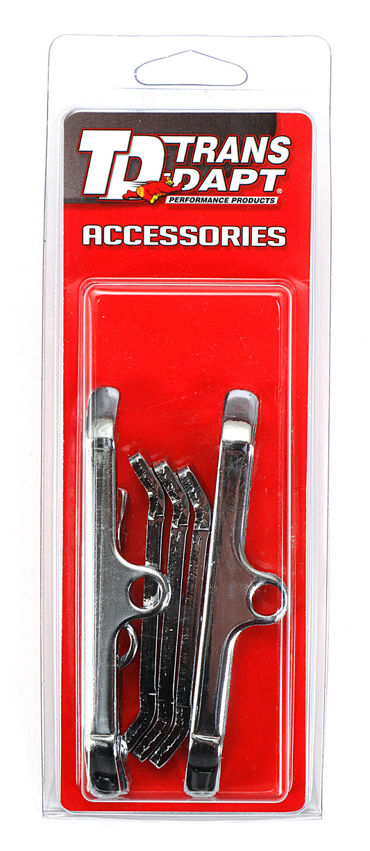 Trans-Dapt Performance Bb Chevy Valve Cover Tabs- Chrome 9640