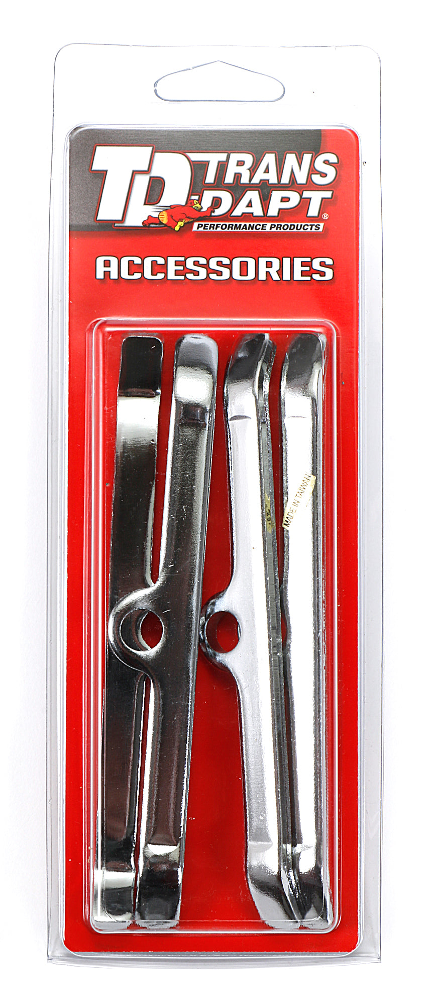 Trans-Dapt Performance Pontiac Valve Cover Tabs- Chrome 9641