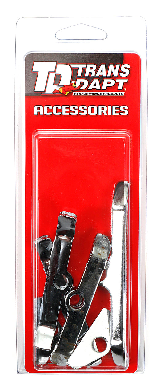 Trans-Dapt Performance Sb Ford 260-351W Valve Cover Retaining Tabs- Chrome 9642