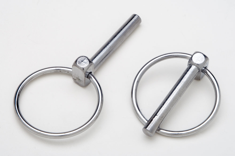 Trans-Dapt Performance Replacement 1/4 In. Flip-Over Pins (1 Pr.)- Chrome 9670