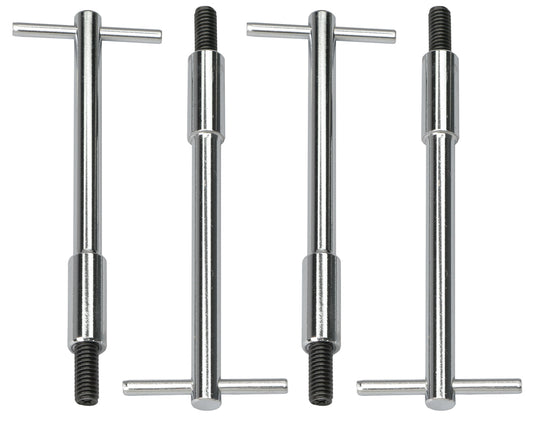 Trans-Dapt Performance 5/16 In.-18 X 5-3/8 In. Tall T-Bar Style Valve Cover Fasteners- Chrome 9672