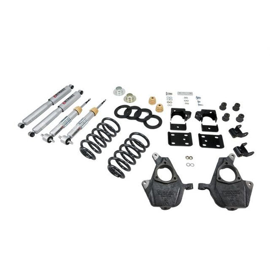 BELLTECH 644SP LOWERING KITS Front And Rear Complete Kit W/ Street Performance Shocks 2007-2013 Chevrolet Silverado/Sierra (Std Cab) 3 in. or 4 in. F/7 in. R drop W/ Street Performance Shocks