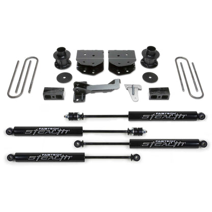 Fabtech 4" BUDGET SYS W/STEALTH 2008-16 FORD F250/350/450 4WD 8 LUG K2160M