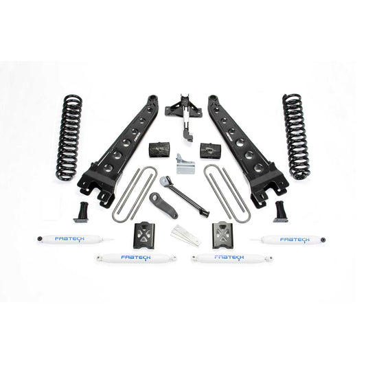 Fabtech 6" RAD ARM SYS W/COILS & PERF SHKS 05-07 FORD F250 4WD W/FACTORY OVERLOAD K20111