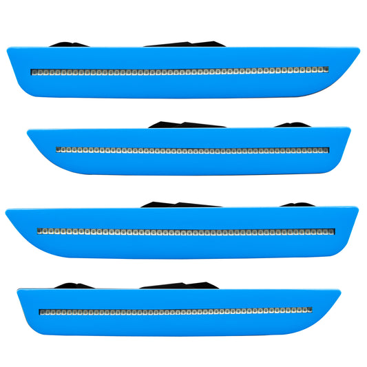 Oracle Lighting 9707-019 - 2010-2014 Ford Mustang Concept Sidemarker Set - Clear - Grabber Blue (CI)