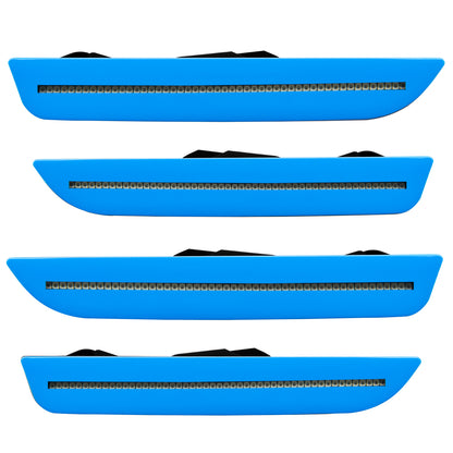 Oracle Lighting 9707-020 - 2010-2014 Ford Mustang Concept Sidemarker Set - Tinted - Grabber Blue (CI)