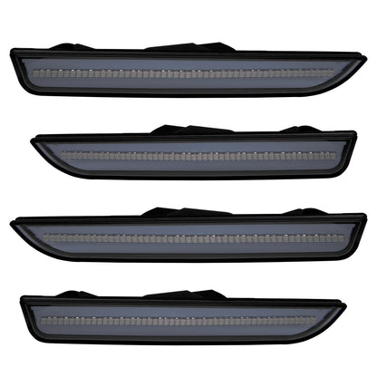 Oracle Lighting 9709-020 - 2010-2014 Ford Mustang Concept Sidemarker Set - Tinted - Race Red (PQ)