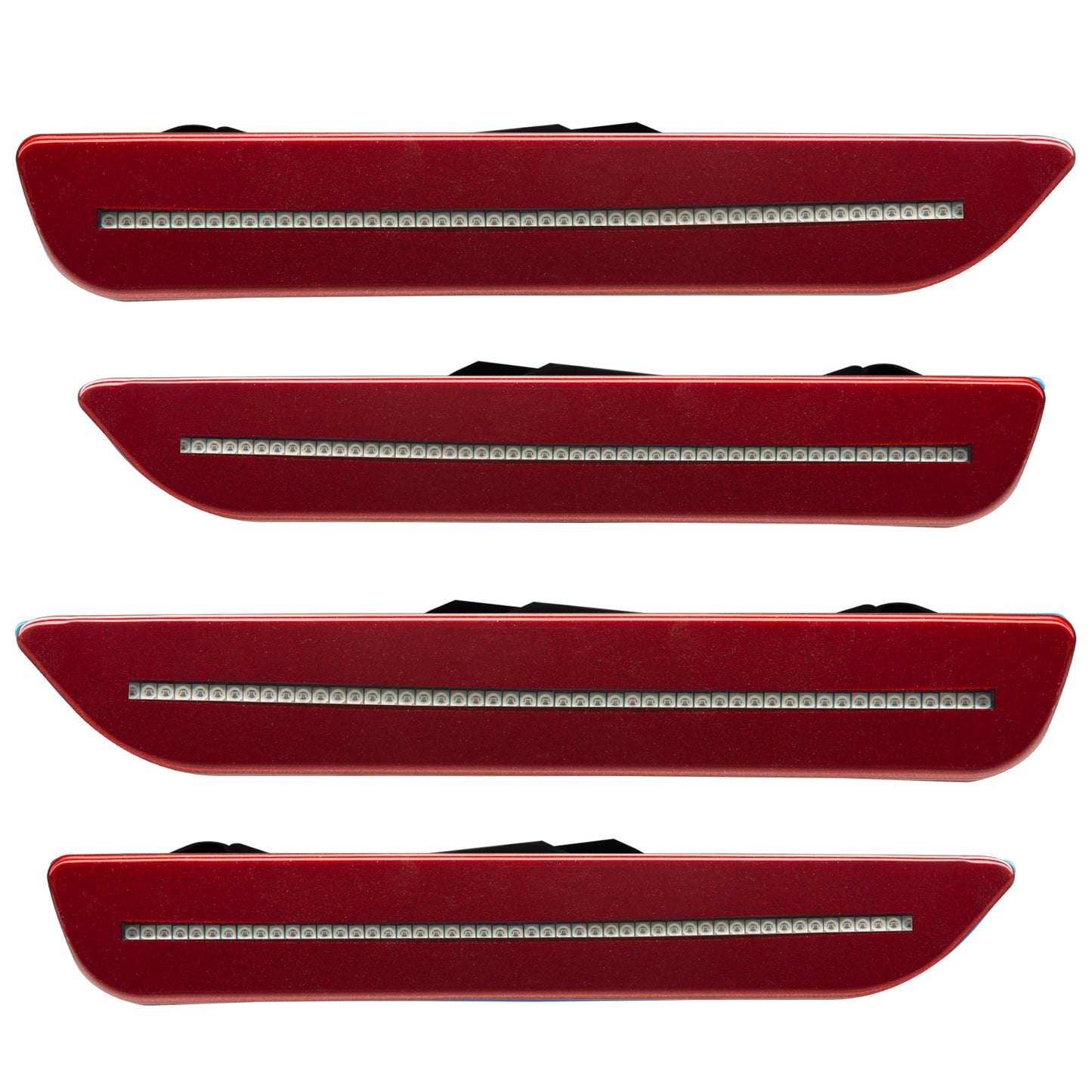 Oracle Lighting 9701-019 - 2010-2014 Ford Mustang Concept Sidemarker Set - Clear - Ruby Red Metallic (RR)
