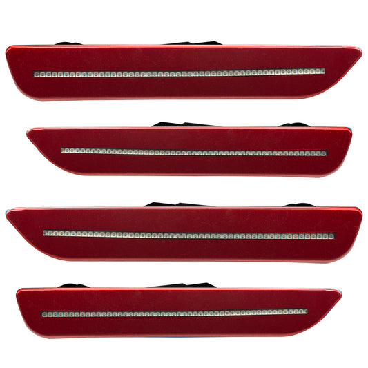 Oracle Lighting 9701-019 - 2010-2014 Ford Mustang Concept Sidemarker Set - Clear - Ruby Red Metallic (RR)