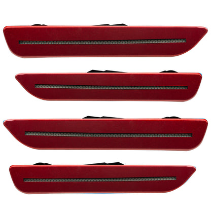 Oracle Lighting 9701-020 - 2010-2014 Ford Mustang Concept Sidemarker Set - Tinted - Ruby Red Metallic (RR)