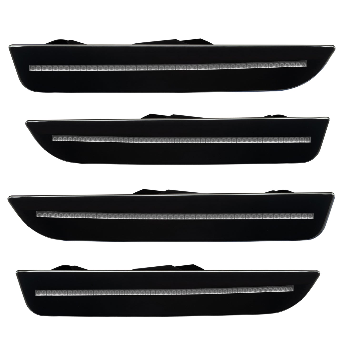 Oracle Lighting 9706-019 - 2010-2014 Ford Mustang Concept Sidemarker Set - Clear - Ebony / Black (UA)