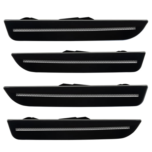 Oracle Lighting 9706-019 - 2010-2014 Ford Mustang Concept Sidemarker Set - Clear - Ebony / Black (UA)