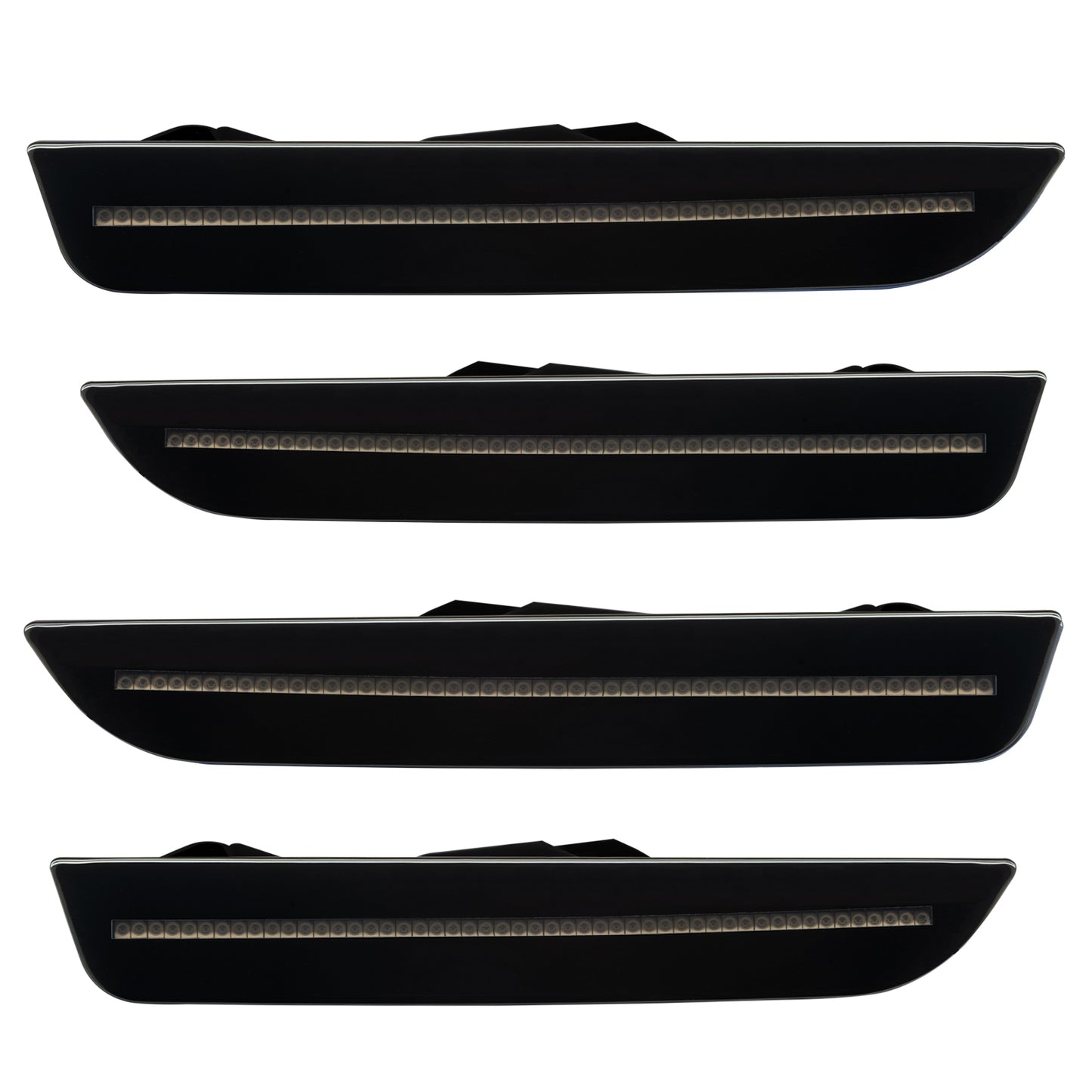 Oracle Lighting 9706-020 - 2010-2014 Ford Mustang Concept Sidemarker Set - Tinted - Ebony / Black (UA)