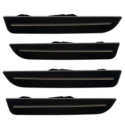 Oracle Lighting 9706-020 - 2010-2014 Ford Mustang Concept Sidemarker Set - Tinted - Ebony / Black (UA)