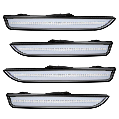Oracle Lighting 9704-504 - 2010-2014 Ford Mustang Concept Sidemarker Set - Ghosted